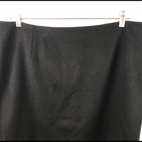 Lord & Taylor 18W Black Wool Blend Skirt - Picture 3 of 6